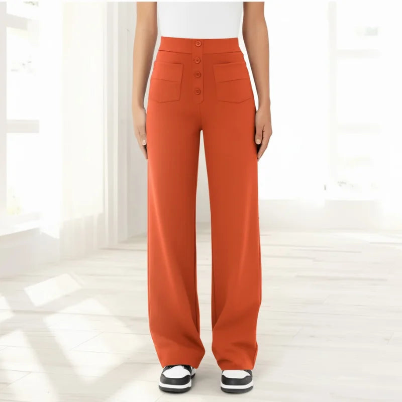 Pantalón Wide Leg Tiro Alto · Lina