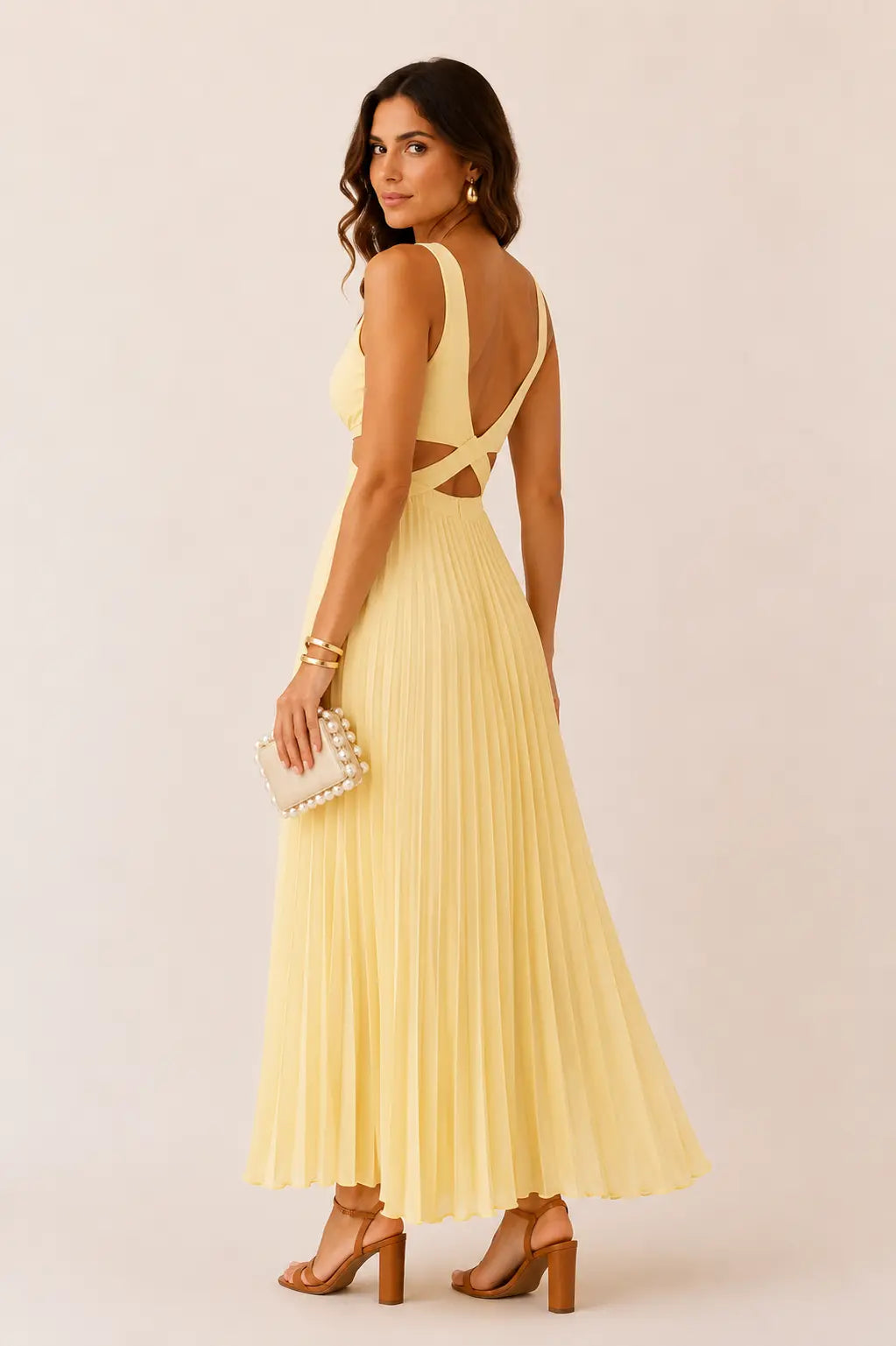 Vestido Celeste™ – Elegancia Fluida de Largo Maxi