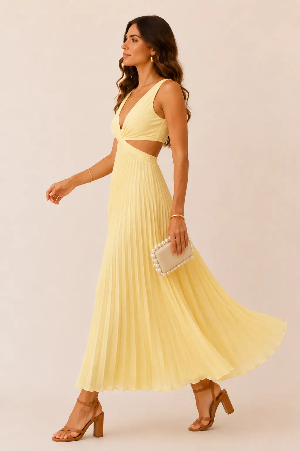 Vestido Celeste™ – Elegancia Fluida de Largo Maxi