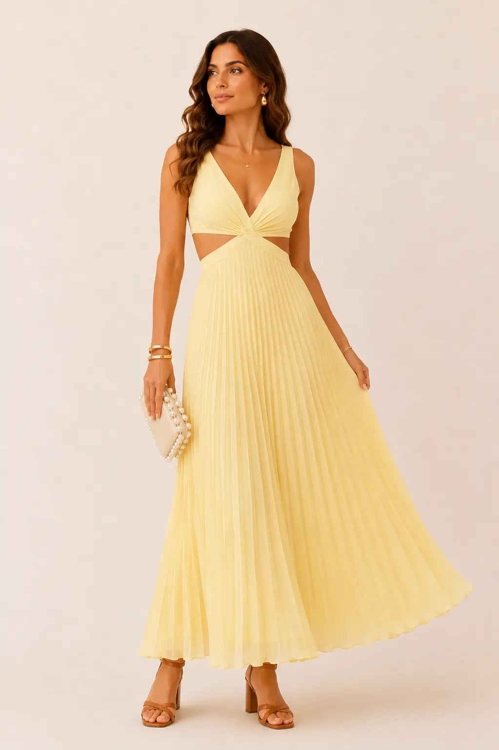 Vestido Celeste™ – Elegancia Fluida de Largo Maxi