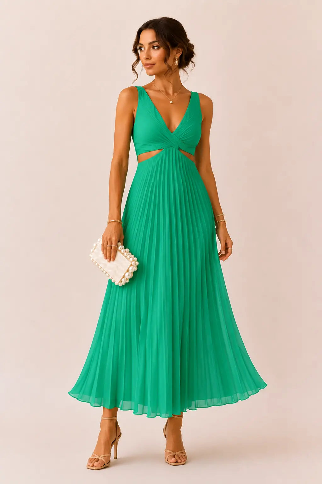Vestido Celeste™ – Elegancia Fluida de Largo Maxi