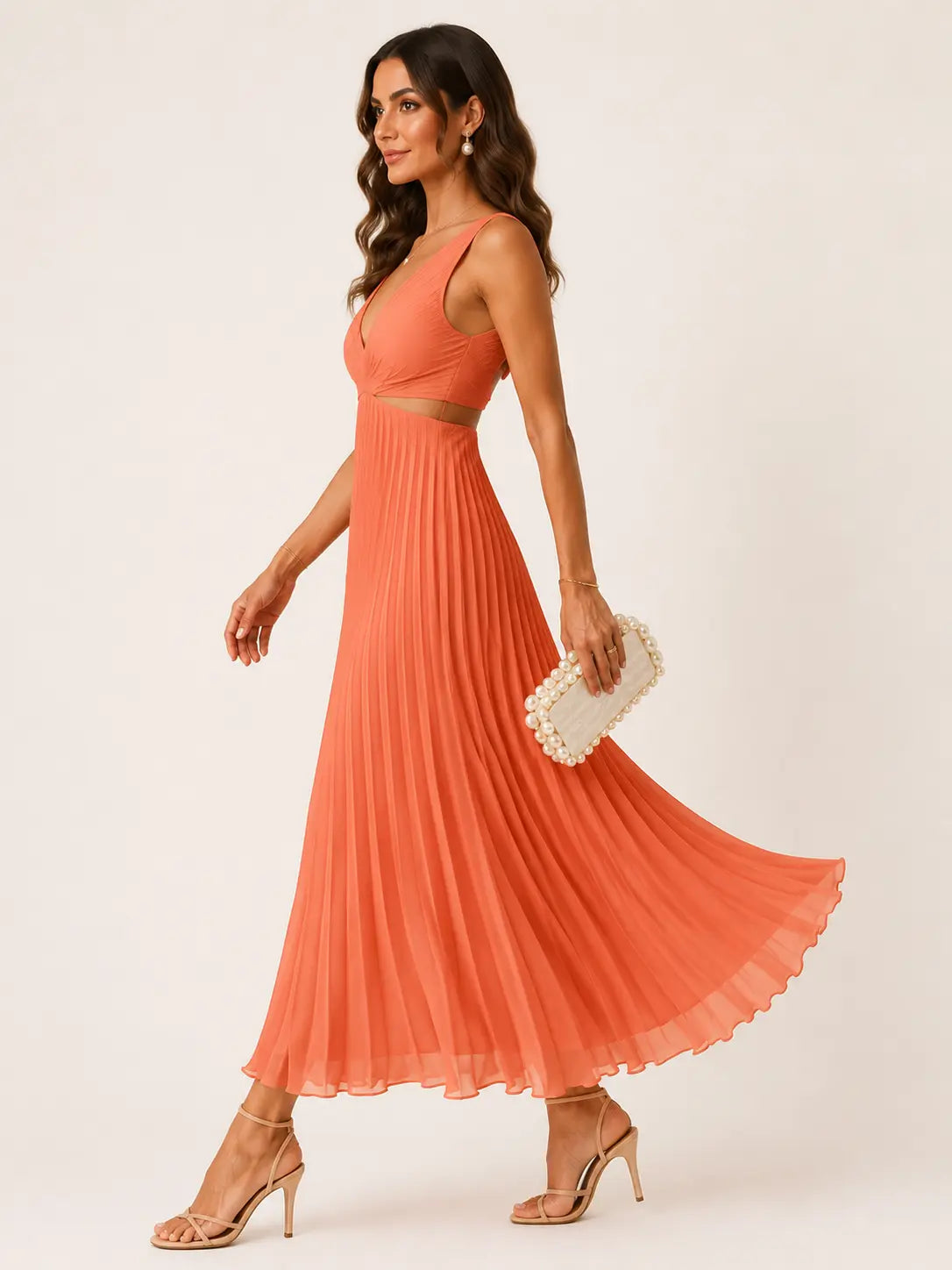 Vestido Celeste™ – Elegancia Fluida de Largo Maxi