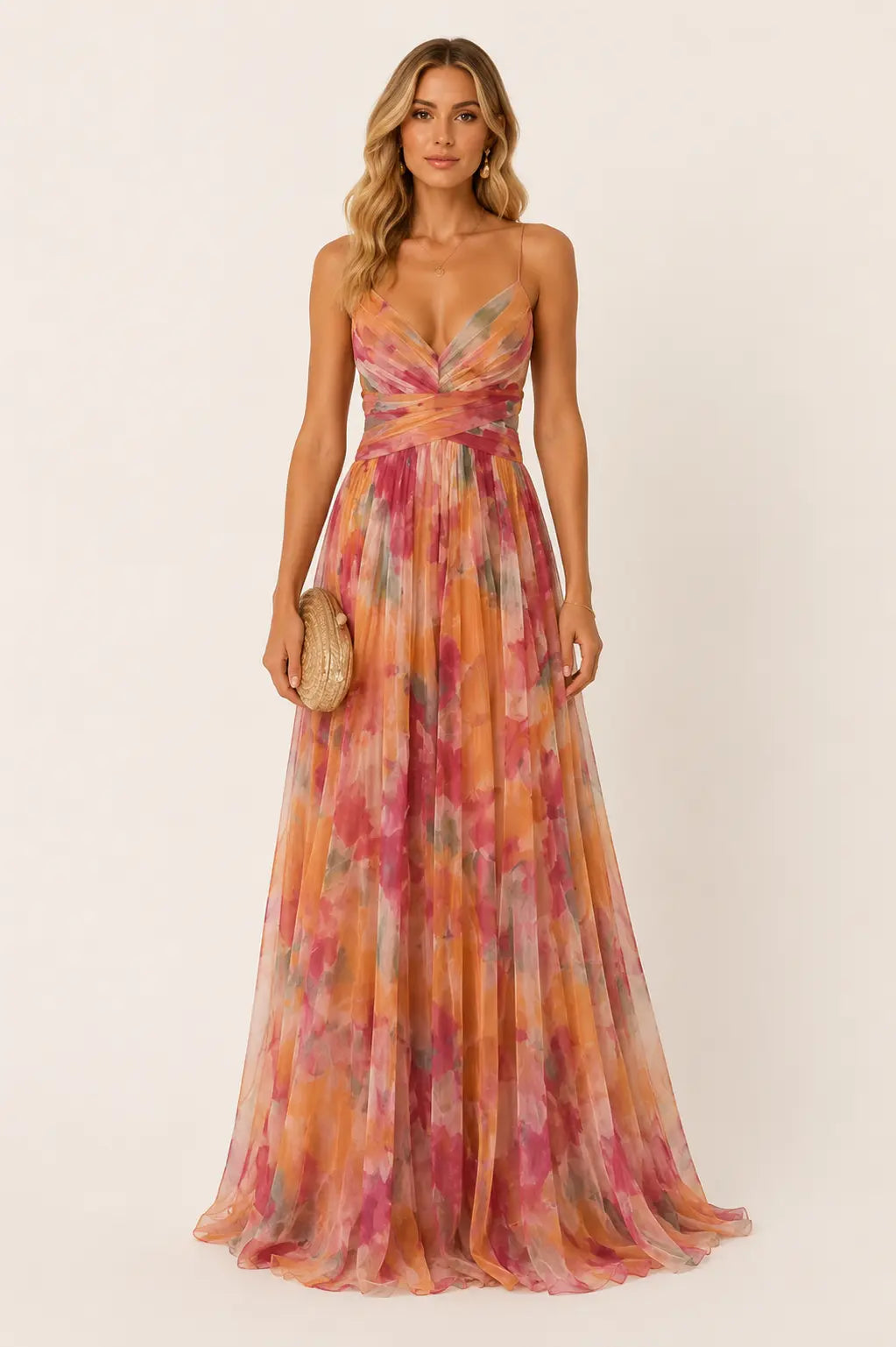 Gisela Vestido Maxi Floral