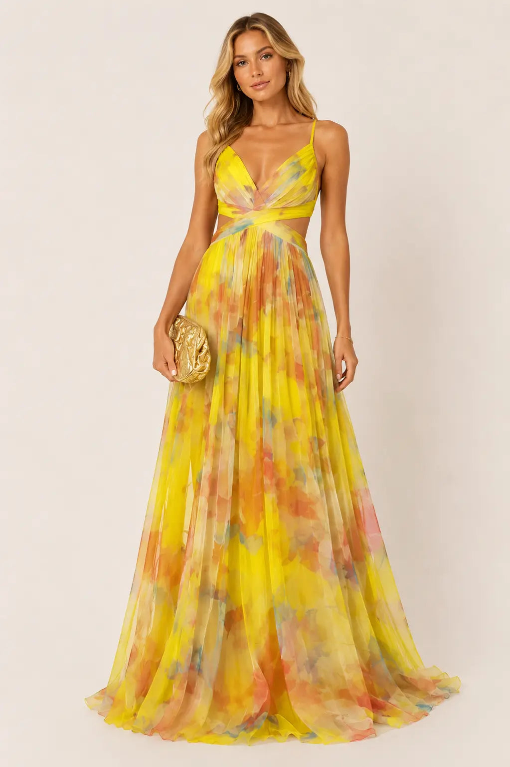 Gisela Vestido Maxi Floral
