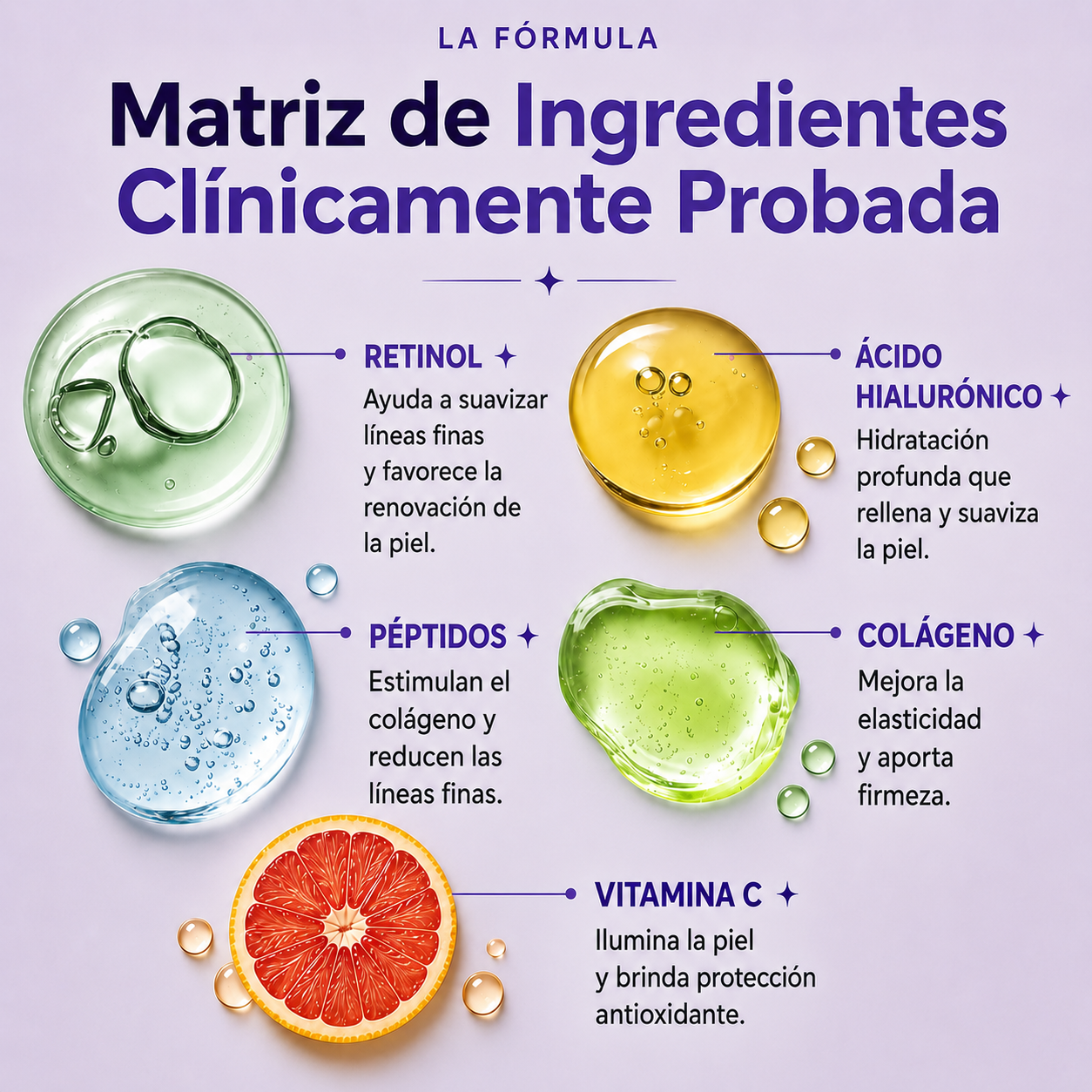 Parches MicroAgujas + Ácido Hialurónico y Colágeno