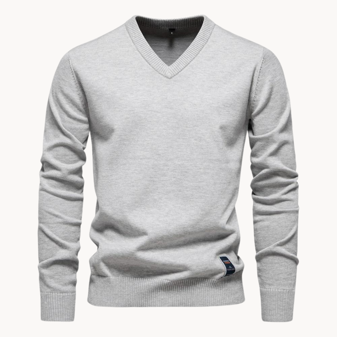 Sweater V-Neck Algodón · Brevn