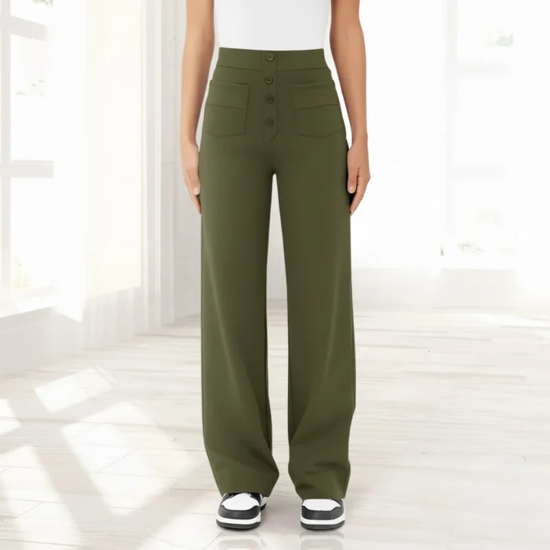 Pantalón Wide Leg Tiro Alto · Lina