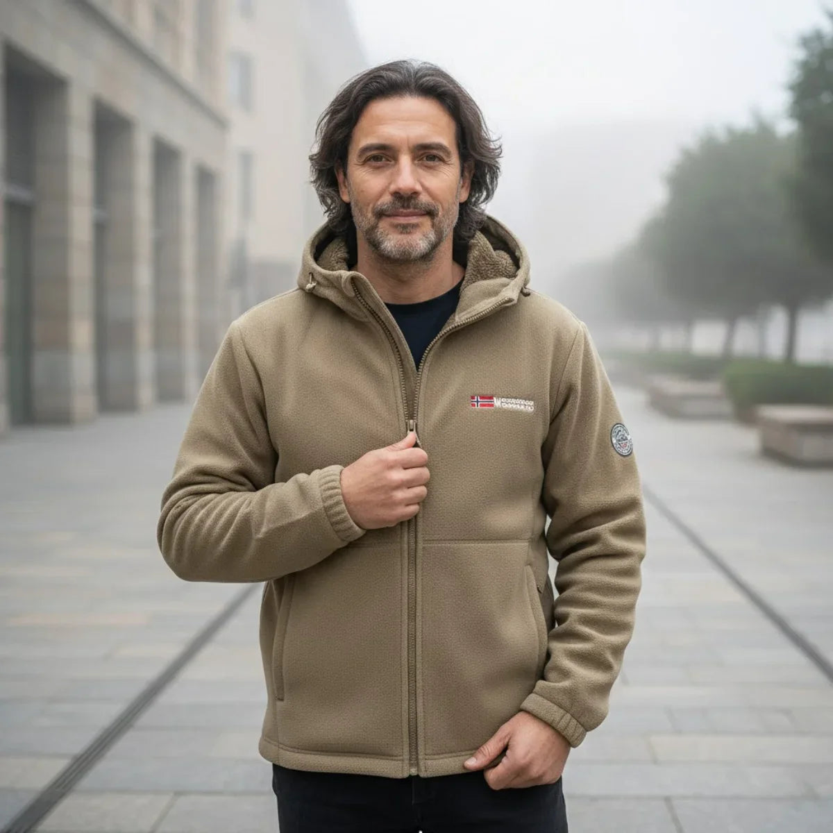 Chaqueta Polar Térmica · Borne