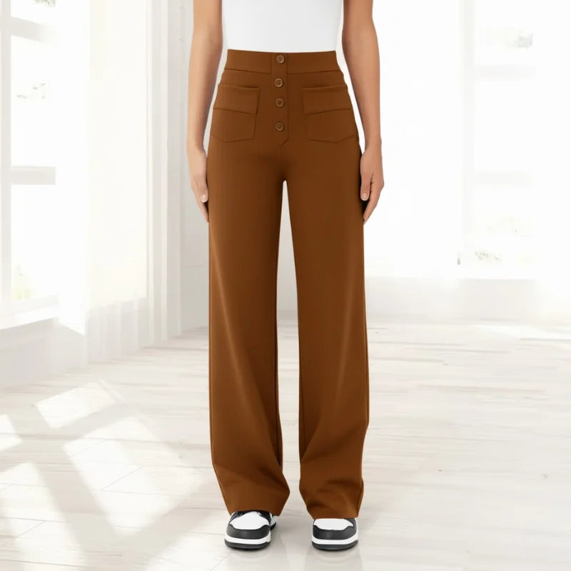 Pantalón Wide Leg Tiro Alto · Lina