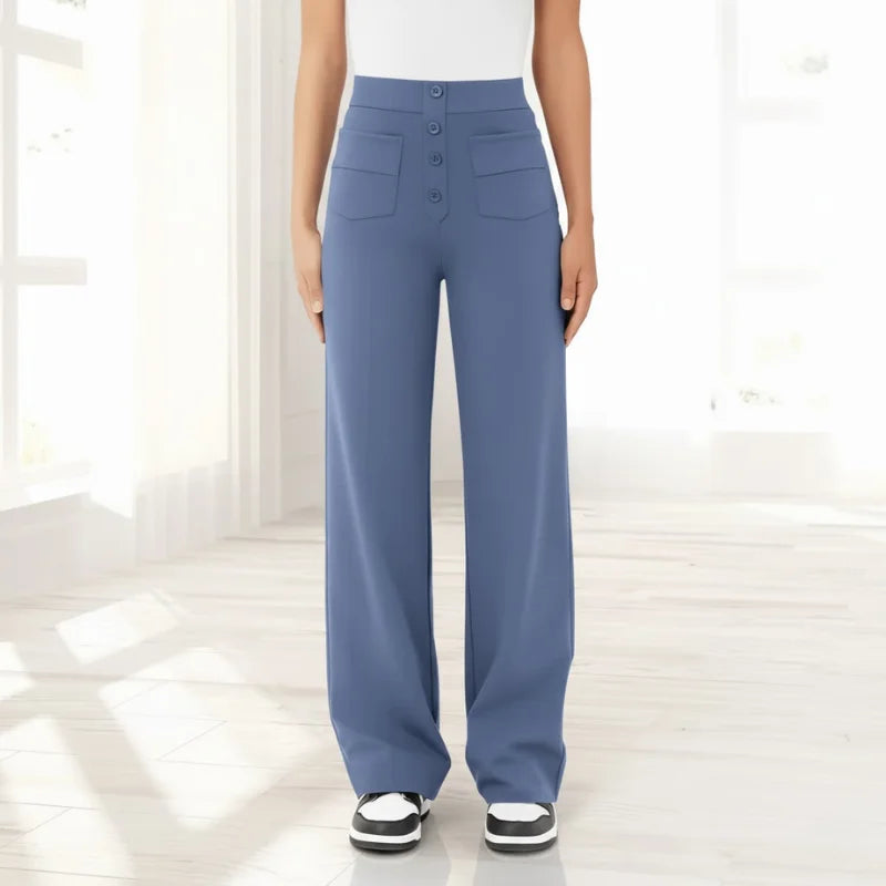 Pantalón Wide Leg Tiro Alto · Lina