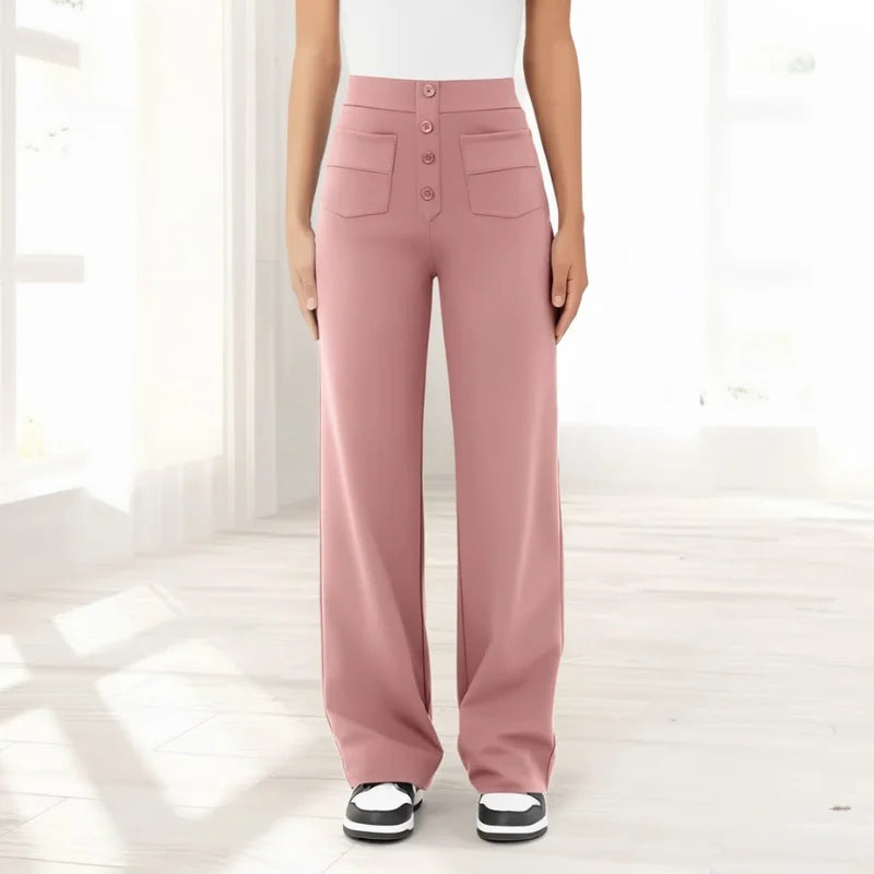 Pantalón Wide Leg Tiro Alto · Lina
