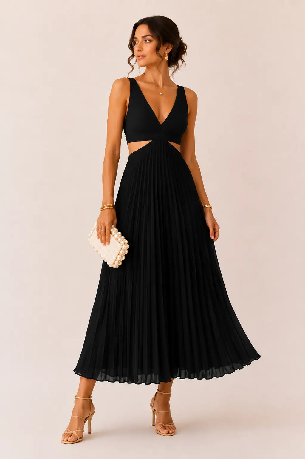 Vestido Celeste™ – Elegancia Fluida de Largo Maxi