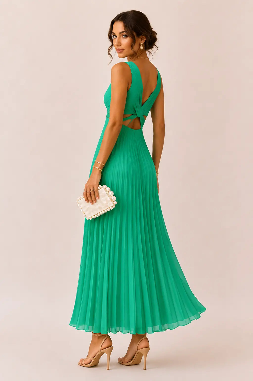 Vestido Celeste™ – Elegancia Fluida de Largo Maxi