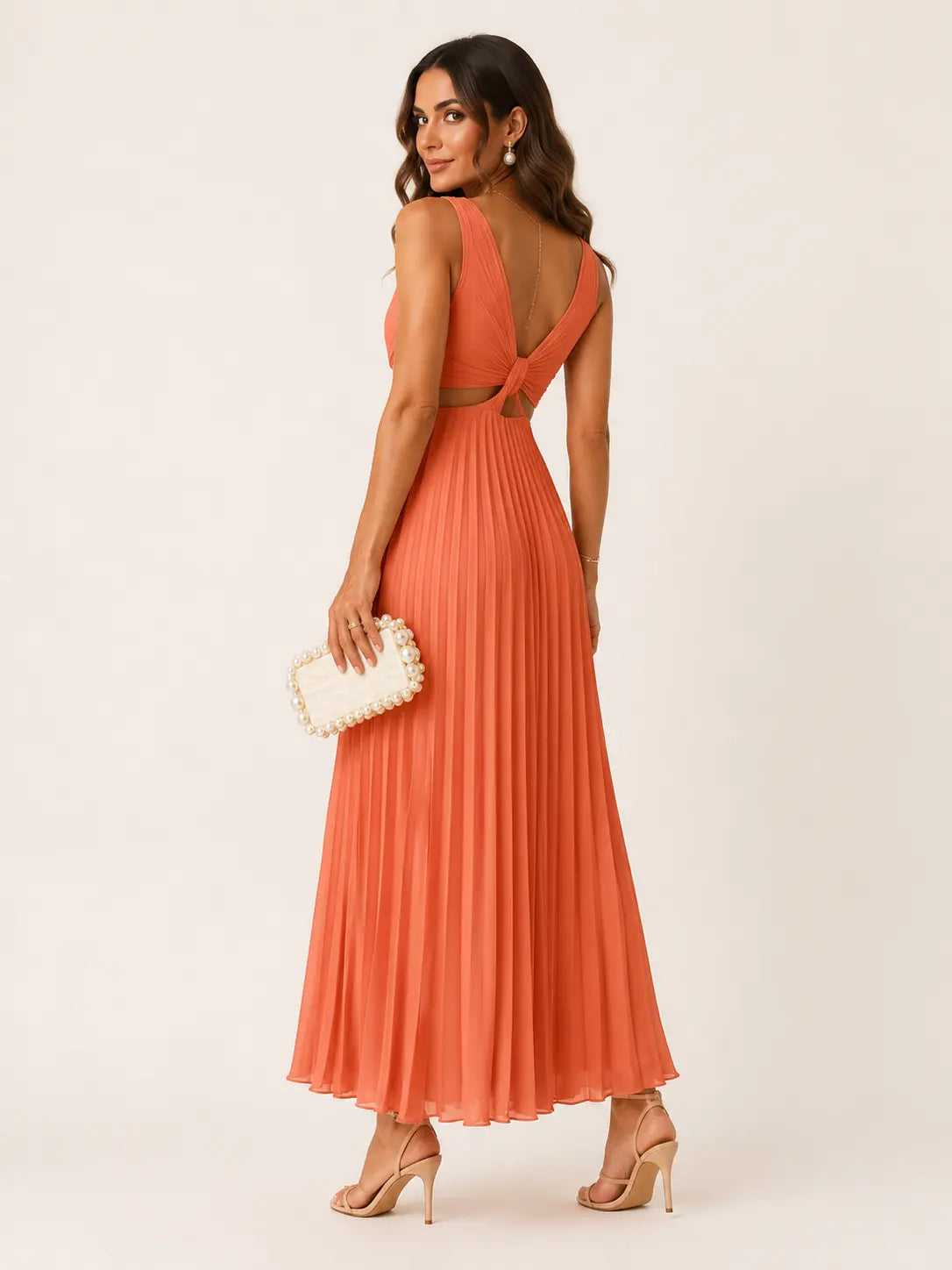 Vestido Celeste™ – Elegancia Fluida de Largo Maxi