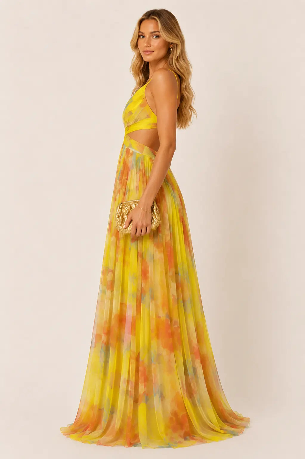 Gisela Vestido Maxi Floral