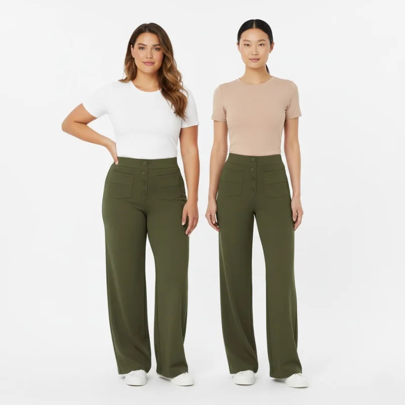 Pantalón Wide Leg Tiro Alto · Lina
