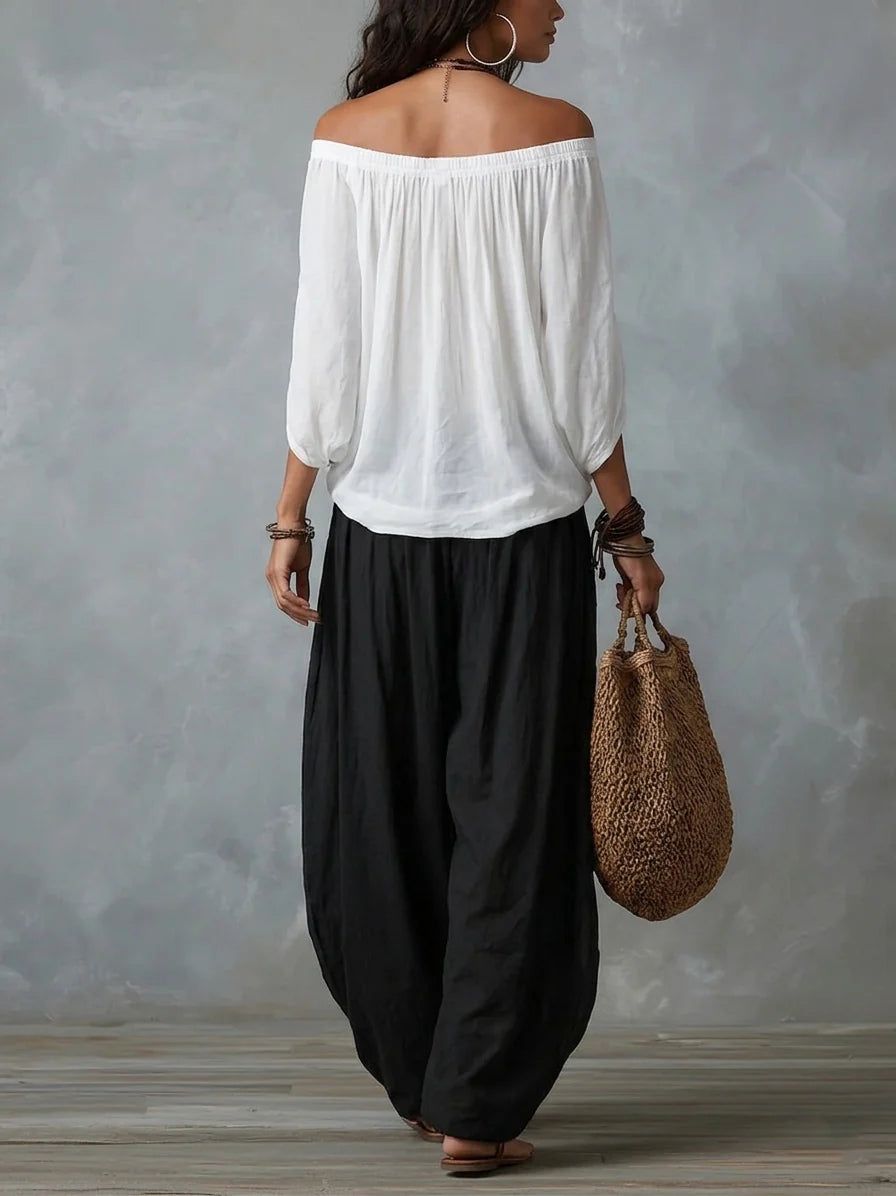 Nara™ | Conjunto fluido estilo harem