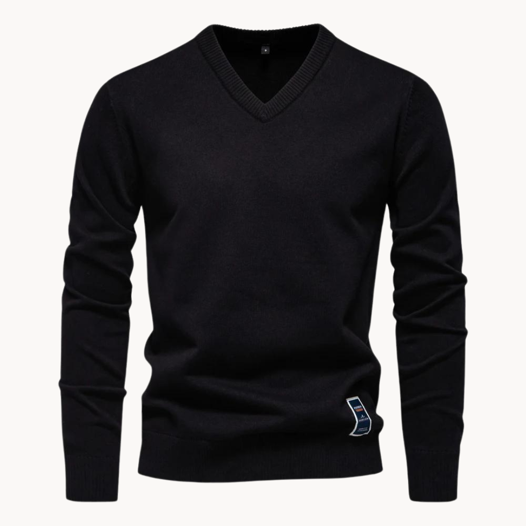Sweater V-Neck Algodón · Brevn