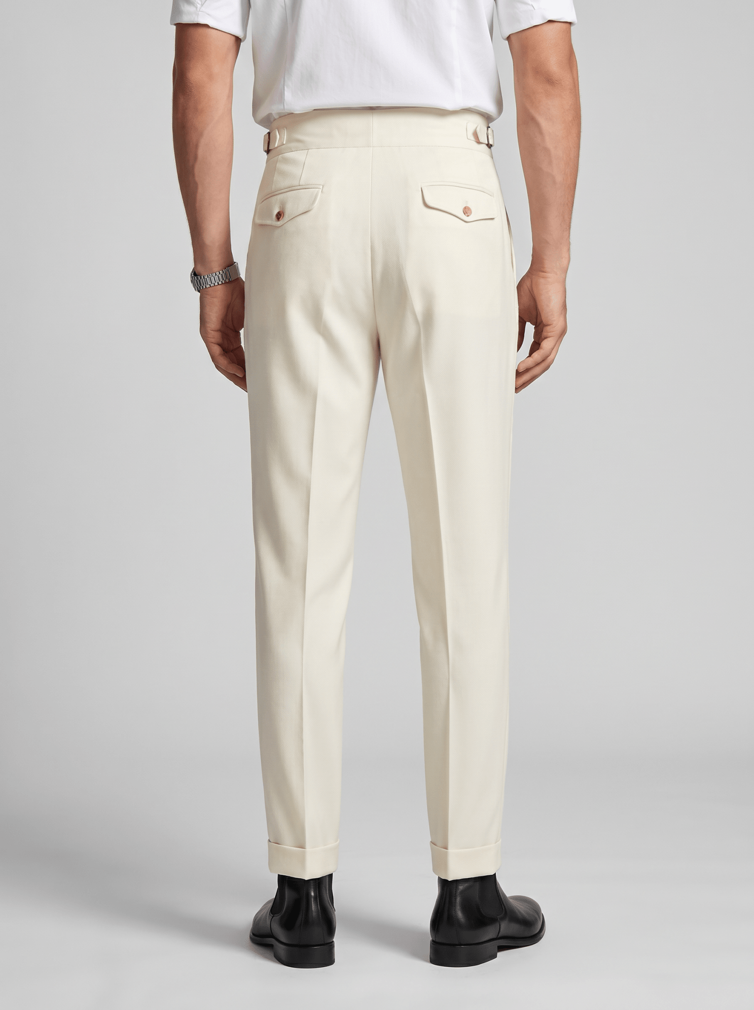 Pantalón Astor™ – Corte Sartorial con Cinturilla Gurkha
